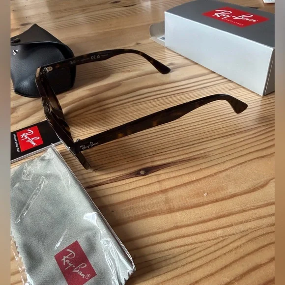 Rayban Polarized Wayfarer II Tortoise Brown - Picture 5 of 11